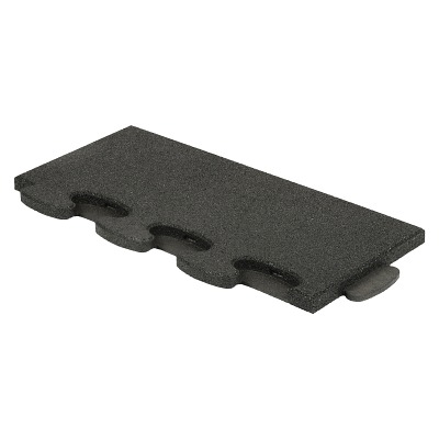 Bild von Gum-Tech Sportboden "Puzzle 3D Gymallrounder", Randstück gerade, 30 mm