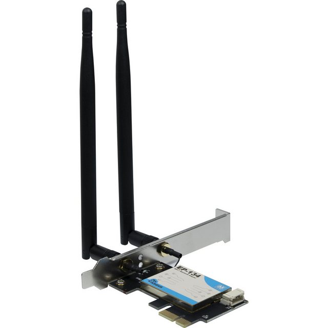 Bild von Intertech Wi-Fi 6 PCIe Adapter EP-134 Antenne,Bluetooth 5.2 (USB 2.0, PCIe), Netzwerkkarte