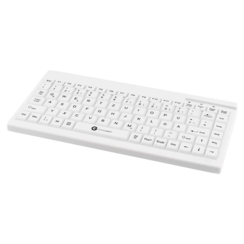 Bild von GETT TKG-088-GCQ-IP68-KGEH-WHITE-USB-DE - Medizinische Grade Tastatur