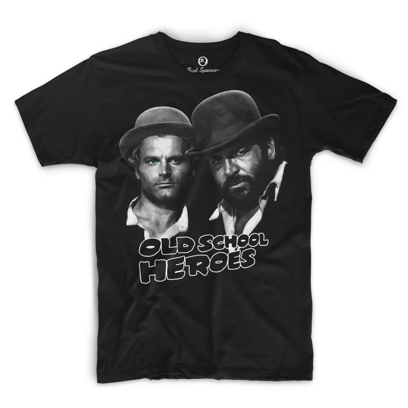 Bild von Old School Heroes - T-Shirt (schwarz) - Bud Spencer®