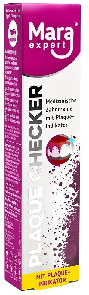 Bild von Mara® expert Plaque Checker Medizinische Zahncreme