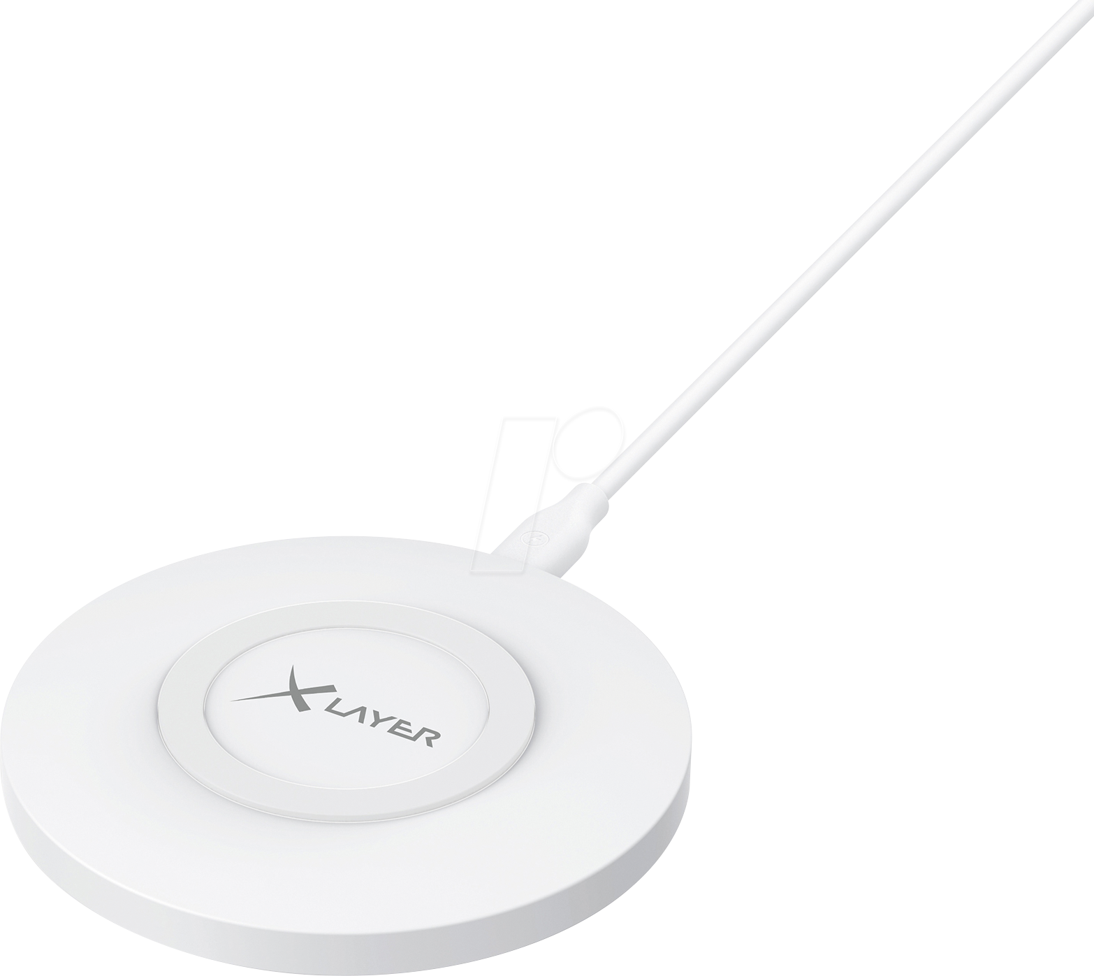 Bild von XLAYER Ladegerät XLayer Wireless Charging Pad Basic 10W Qi-zertifiziert White Wireless Charger