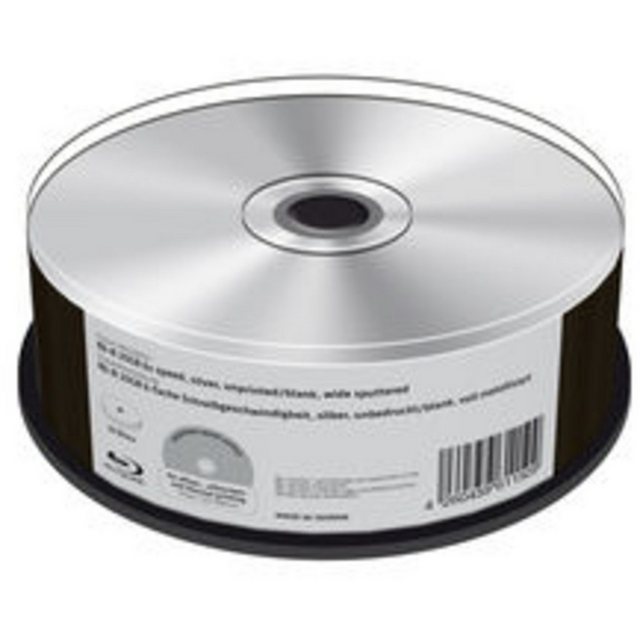 Bild von Mediarange Blu-ray-Rohling MediaRange BD-R 25 GB, Blu-ray-Rohlinge, (6fach