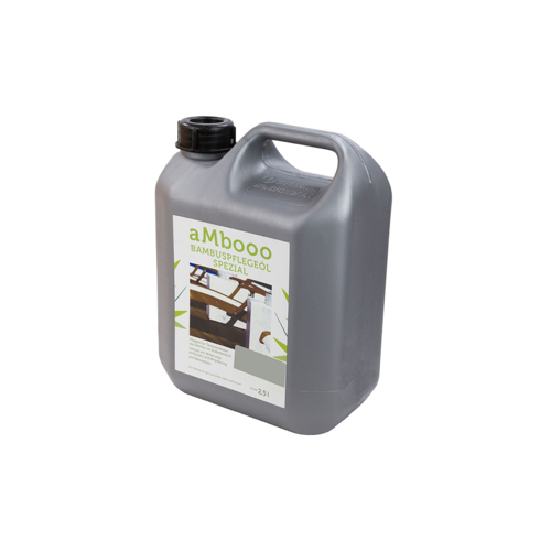 Bild von Bambuspflegeöl Spezial für Bambus Terrassendielen, Granit Grey, 2,5 Liter