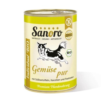 Bild von Sanoro BIO Gemüse Mix Pur aus Bio-Süßkartoffel 12x400g