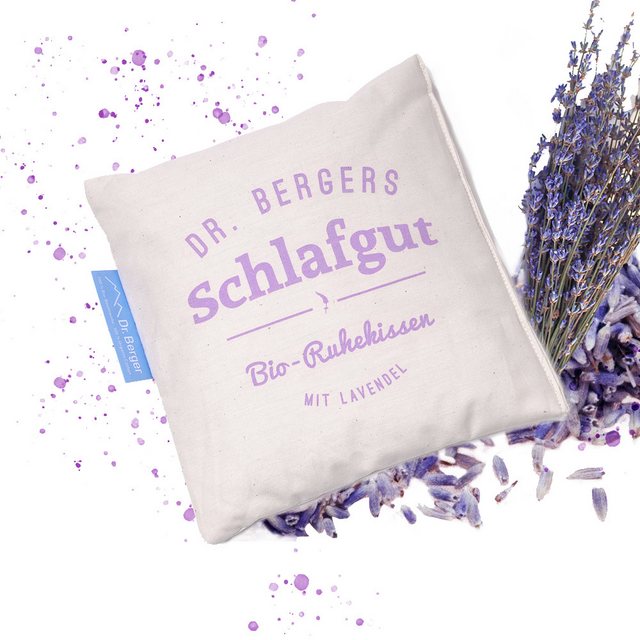 Bild von Dr. Berger Lavendelkissen Original Dr. Berger Bio-Lavendelblütenkissen "Schlaf gut" 19 x 19 cm