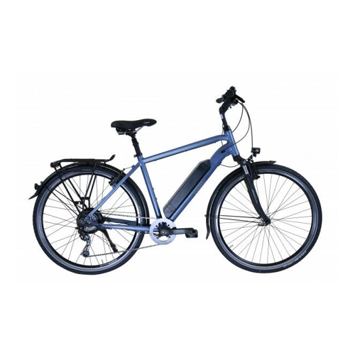 Bild von HAWK Bikes E-Bike HAWK, 8 Gang microSHIFT Microshift Schaltwerk, Kettenschaltung, Heckmotor, 418 Wh Akku, Pedelec, Elektrofahrrad für Herren, Trekkingrad