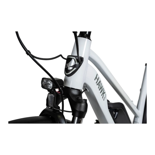 Bild von Hawk E-Trekking 500 Lady Weiß 2023 28"; 500 Wh Trapez