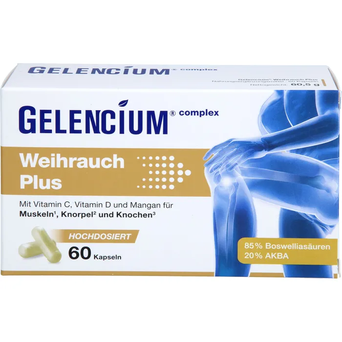 Bild von Heilpflanzenwohl Gelencium Weihrauch Plus hochdosiert Kapseln 60 Stk.