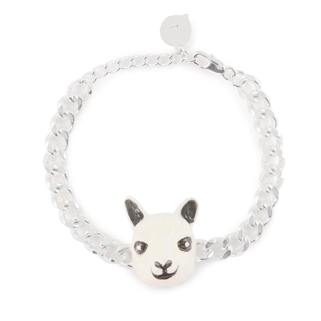 Bild von Alpaka Armband Silber plattiert