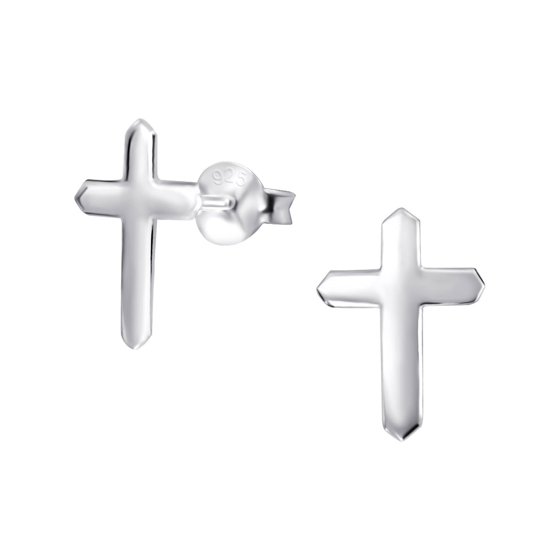 Bild von Monkimau Ohrring-Set Kreuz Ohrringe aus 925 Silber, Hypoallergen
