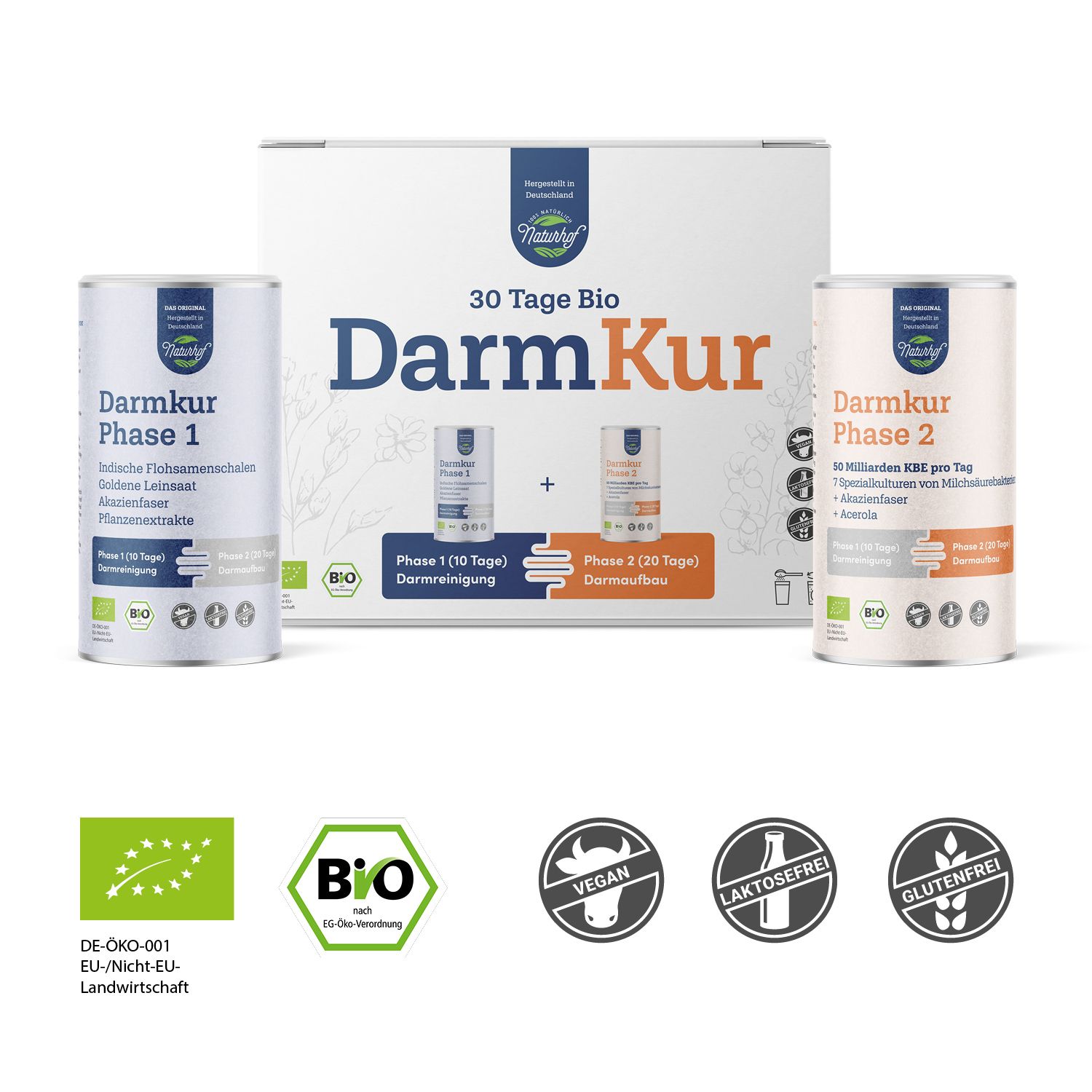 Bild von Steiger Naturals Darmkur  in 2 Phasen