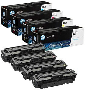 Bild von HP Original 415A Toner - 4er Multipack (W2031A, W2033A, W2032A, W2030A)