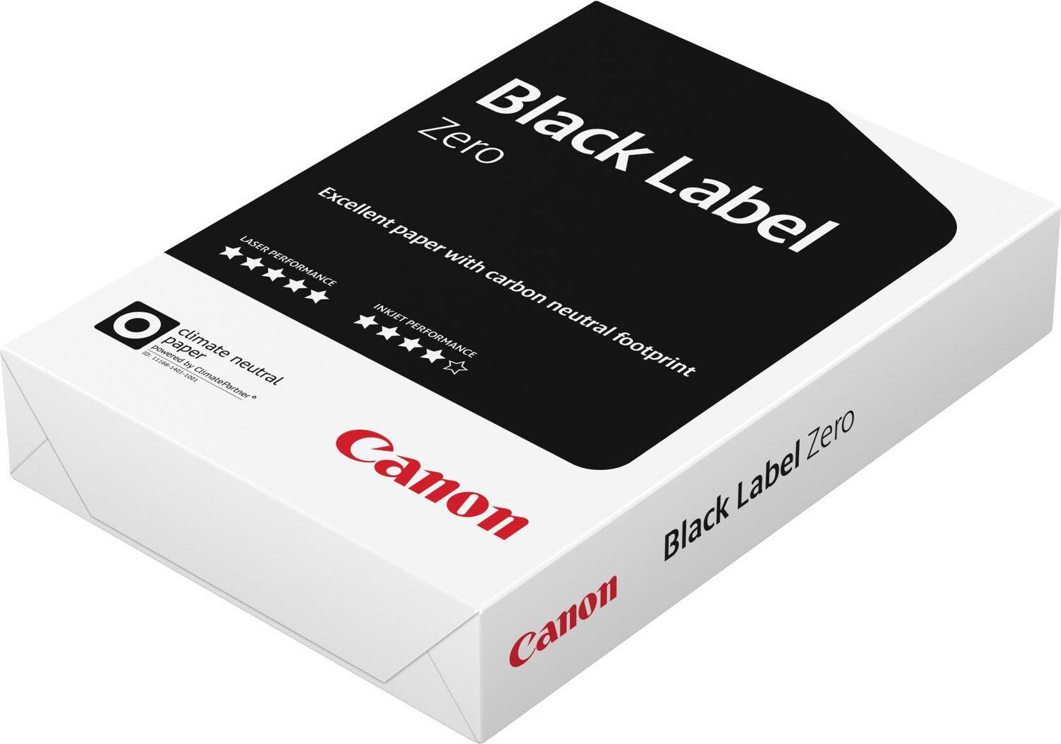 Bild von Canon Black Label Zero A3-Papier 80 g/m² - 500 Blatt Kopierpapier FSC (107µm Dicke, 162 Weißgrad, CO2 neutral) (99861553)