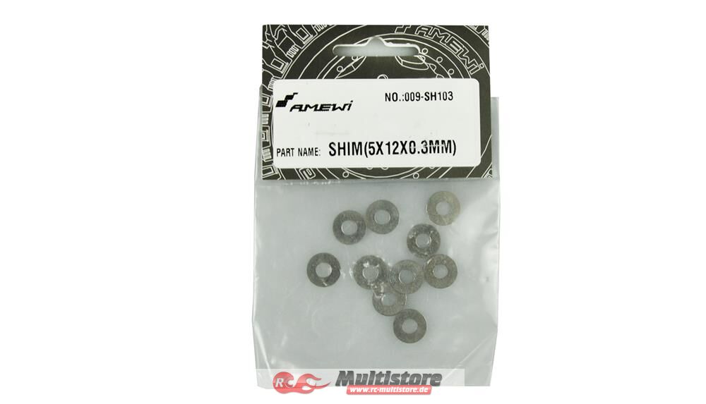 Bild von Amewi SHIM(5X12X0.3MM) 10pcs EVO-X 6000 / 009-SH103