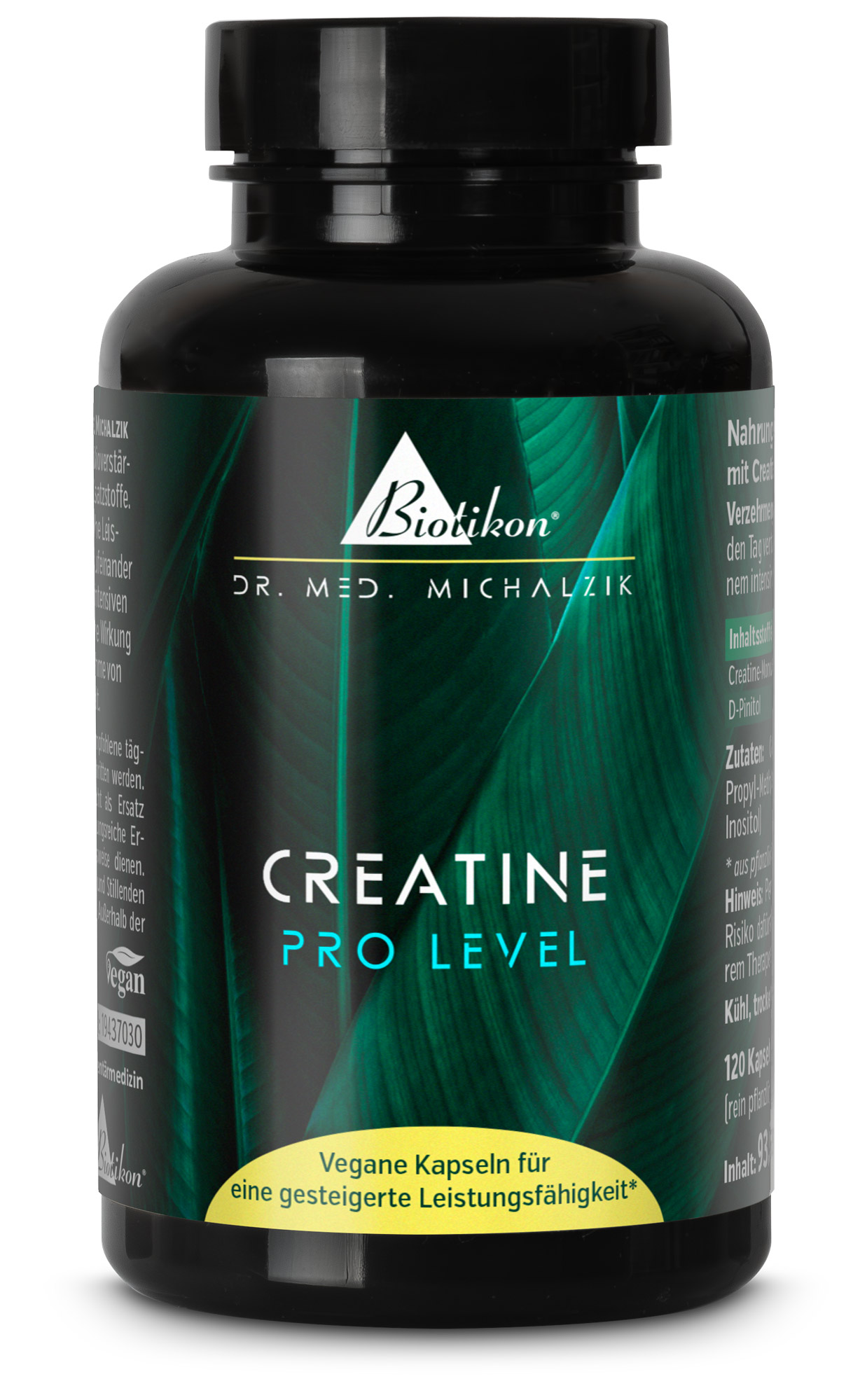 Bild von Creatine Pro Level | 120 Kapseln | Kraft & Ausdauer | Dr. med. Michalzik