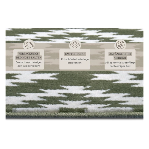Bild von HANSE Home Läufer Nordic 80x250cm – Strapazierfähiger Teppich für jeden Raum