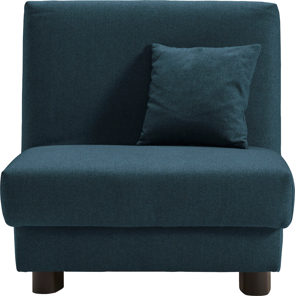 Bild von ell + ell Schlafsofa "Enny", Liegefläche Breite 80 cm, Liegehöhe 45 cm, Füße schwarz, Rückenlehne