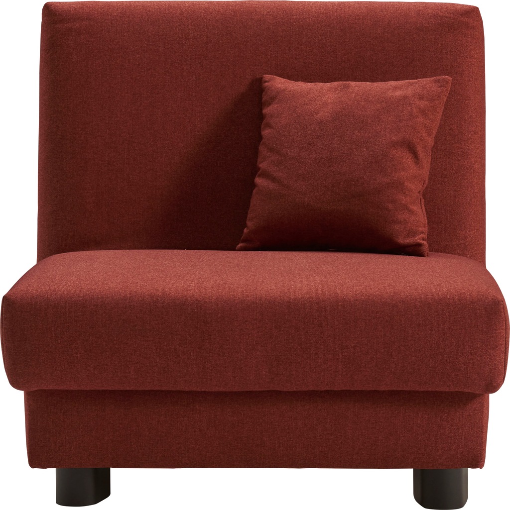 Bild von ell + ell Schlafsofa "Enny", Liegefläche Breite 80 cm, Liegehöhe 45 cm, Füße schwarz, Rückenlehne