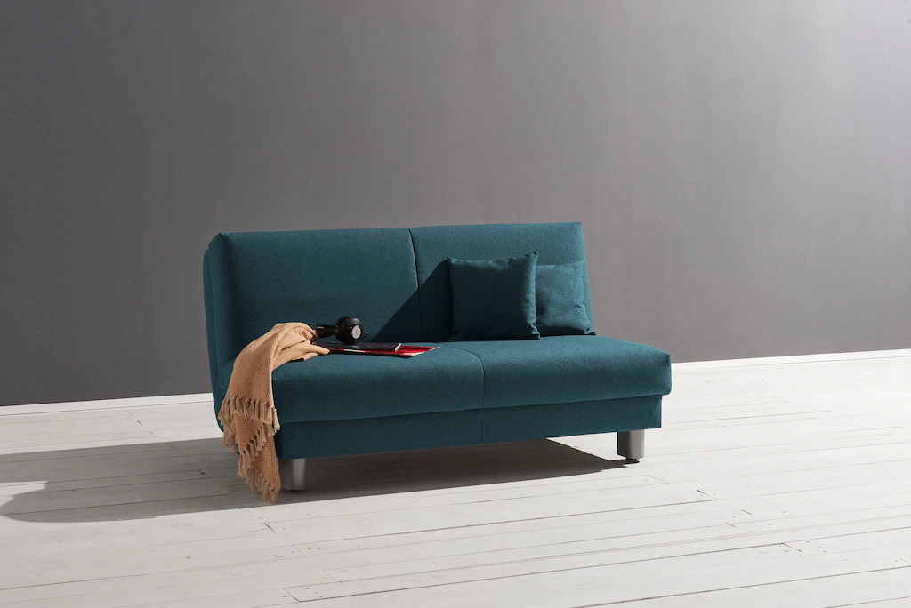 Bild von ell + ell Schlafsofa "Enny", Breite 180 cm, Liegehöhe 40 cm, Füße alufarben