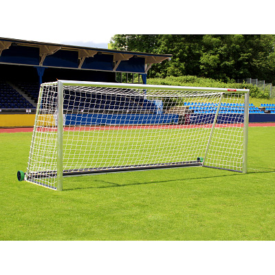 Bild von "Sport-Thieme Großfeld-Fußballtor ""Safety"", vollverschweißt mit PlayersProtect Bodenrahmen und Netzbefestigung SimplyFix"