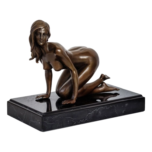 Bild von aubaho Bronzeskulptur Frau Erotik Kunst im Antik-Stil