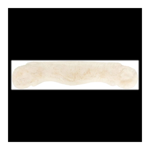 Bild von Equinate Mondgurt anatomisch mit synthetischem Lammfell 80 cm – Braun