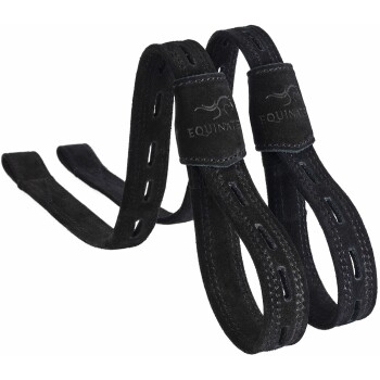 Bild von Equinate Steigbügel Slimline Mono Steigbügelriemen Columbia aus Wildleder, mit Nylonkern