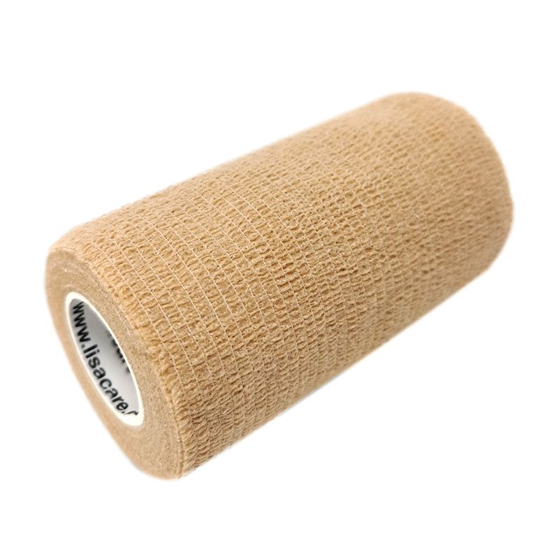 Bild von LisaCare kohäsive Bandage - Beige - 10cm x 4,5m