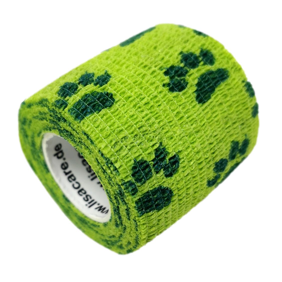 Bild von LisaCare selbstklebender Verband - Pfote Grün - 5cm x 4,5cm