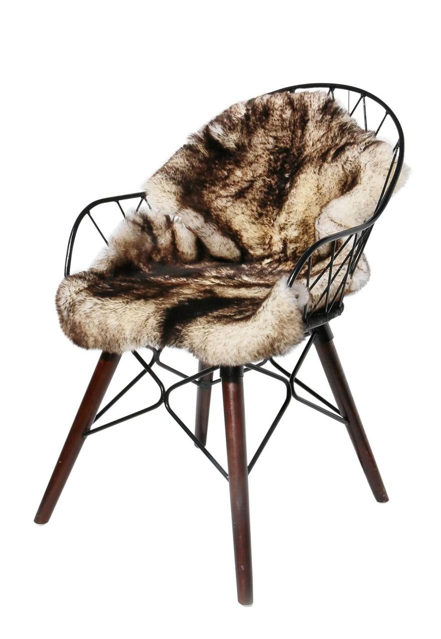 Bild von Flamed Short Hair Lambskin Größe: 100-110 | Farbe: Stracciatella