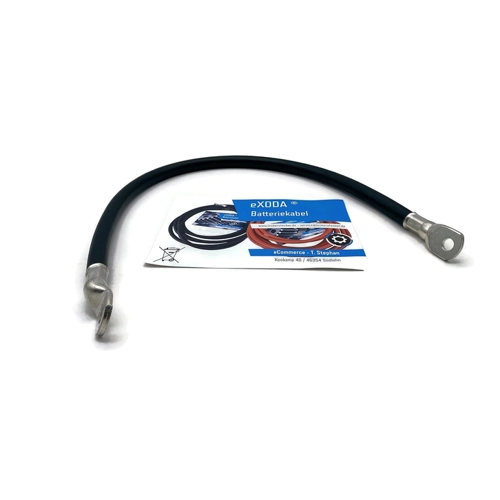 Bild von eXODA 50 mm2 M8 Batteriekabel, Schwarz, 50 cm