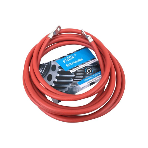 Bild von eXODA 25 mm² M8 Batteriekabel, Rot, (750 cm), 99% Kupfer