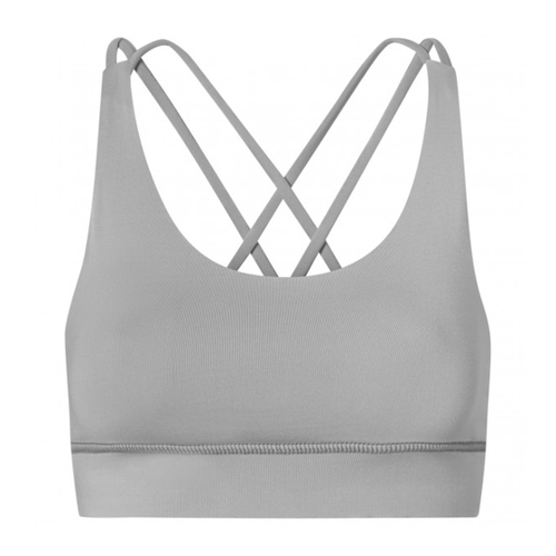 Bild von Hey Honey Women's Criss-Cross Bra - Sport-BH für Frauen in Größe L grau