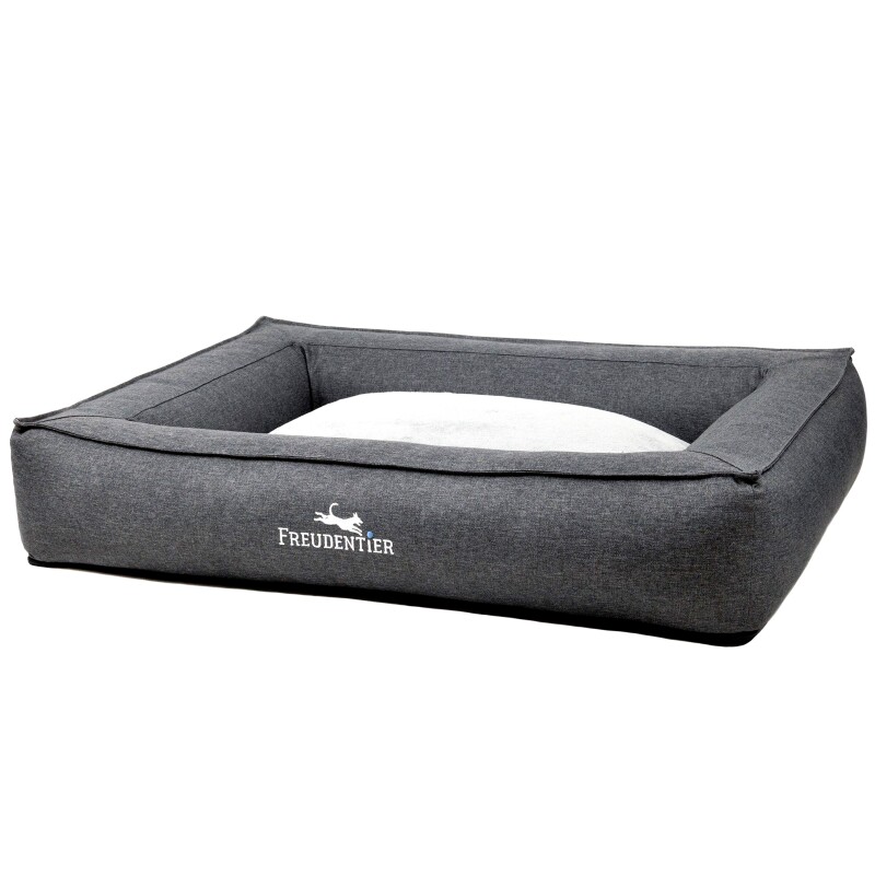 Bild von Freudentier orthopädisches Box Hundebett Siebenschläfer M