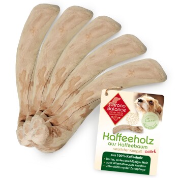 Bild von ChronoBalance Kaffeeholz - L (5er Paket), Hundespielzeug