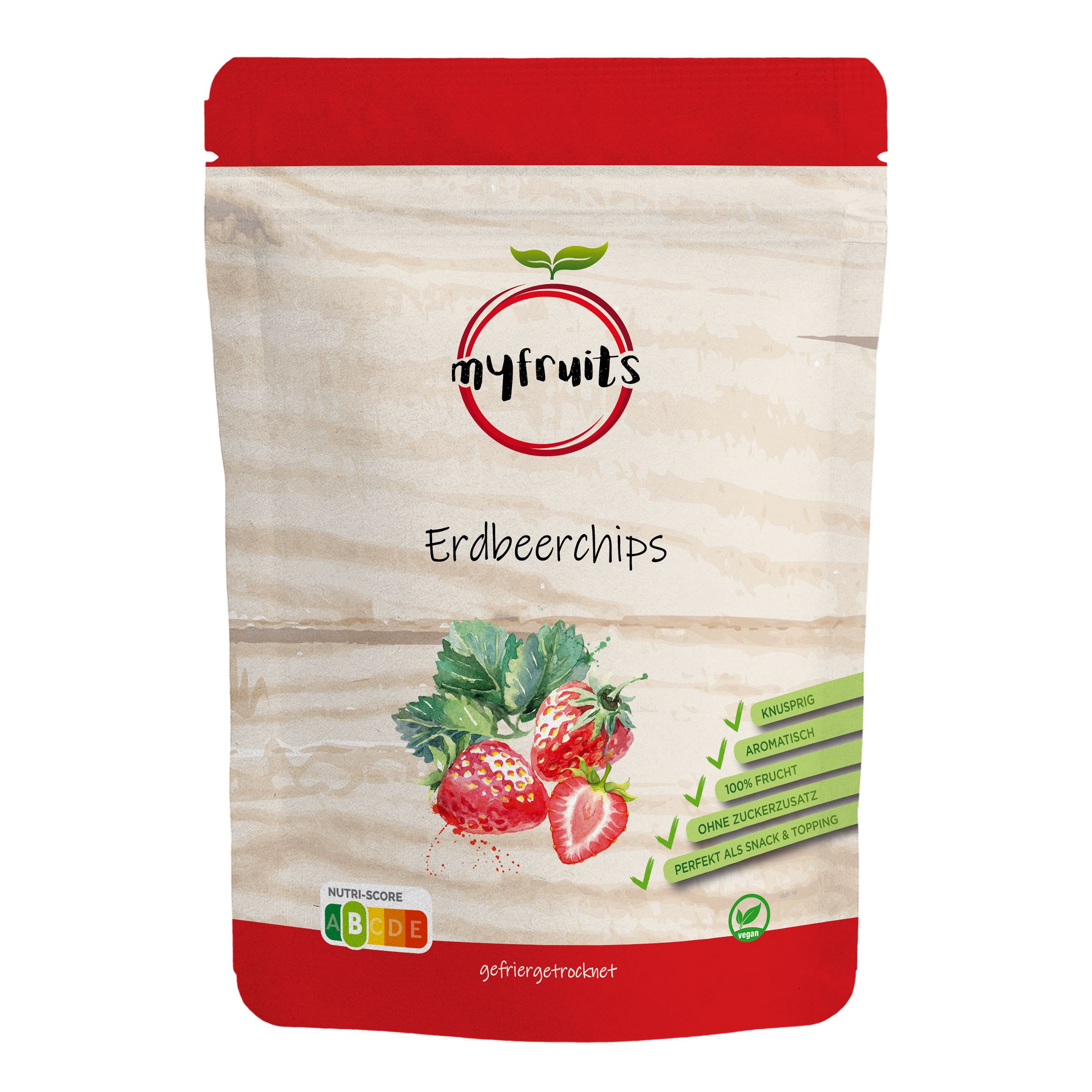 Bild von myfruits Erdbeeren gefriergetrocknet