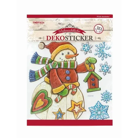 Bild von Trötsch Dekosticker Holzoptik Weihnachten, 1 Stück, sortiert