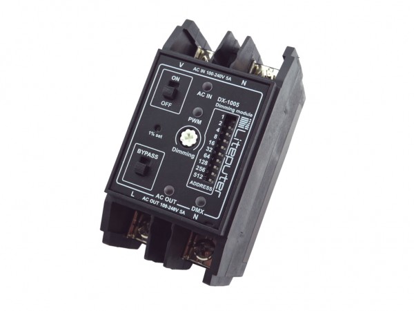 Bild von DX-1005 1-Kanal DMX Dimmer für LED Retrofit - flackerfrei