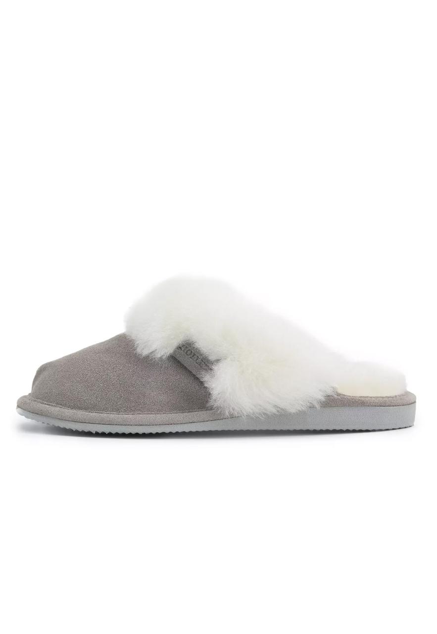 Bild von Hollert Pantoffel Damen Puschen Malibu Hausschuhe Merino Schaffell Echtleder