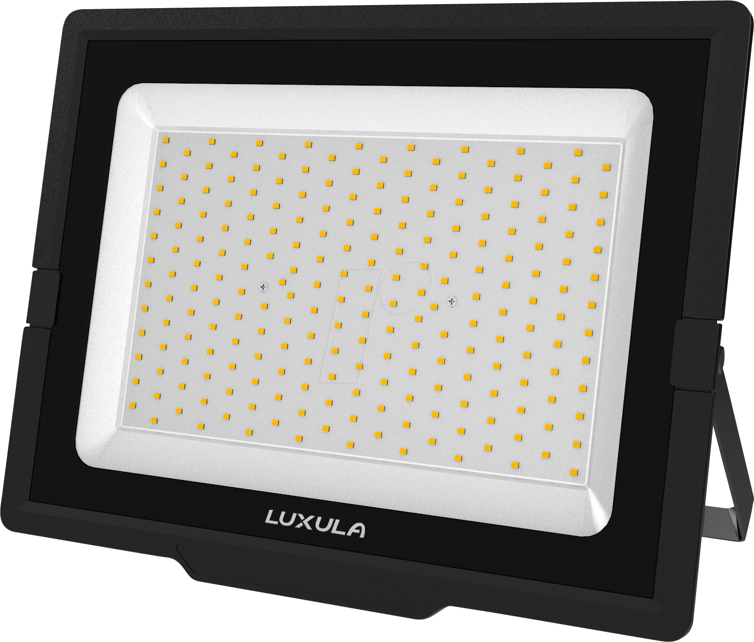 Bild von LUXULA LED Flutlichtstrahler LED-Fluter, 200 W, warm- & neutralweiß, 20000 lm, schwarz, IP65, LED fest integriert, warmweiß, neutralweiß