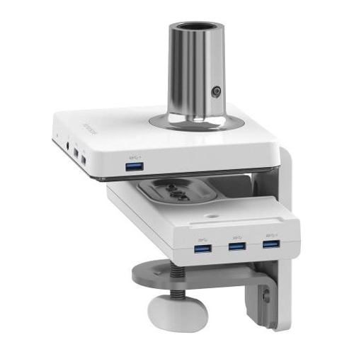 Bild von Humanscale M/Connect Dockingstation Tischklemme für M2, weiß