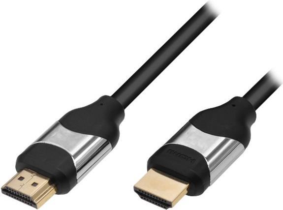 Bild von M-CAB Professional - Highspeed - HDMI-Kabel mit Ethernet - HDMI männlich zu HDMI männlich - 1 m - Schwarz - Support von 4K 60 Hz