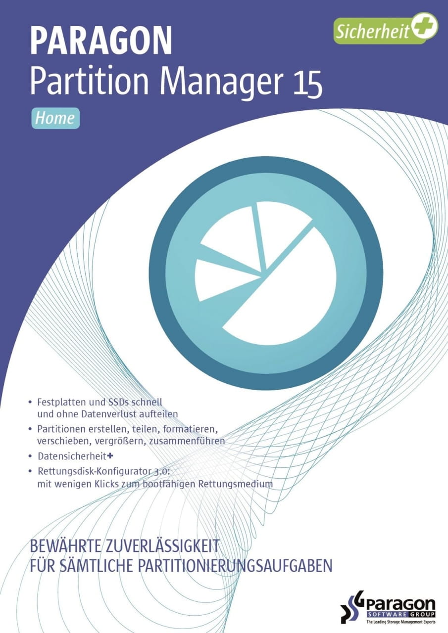 Bild von Paragon Partition Manager 15 Home