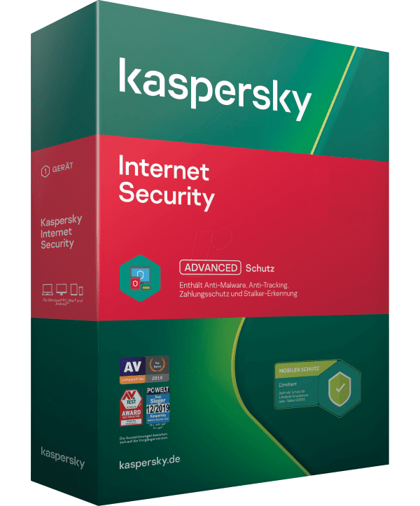 Bild von Kaspersky Internet Security 2024 (Anno/i: 1 Anno / Dispositivo/i: 3 Dispositivoi)