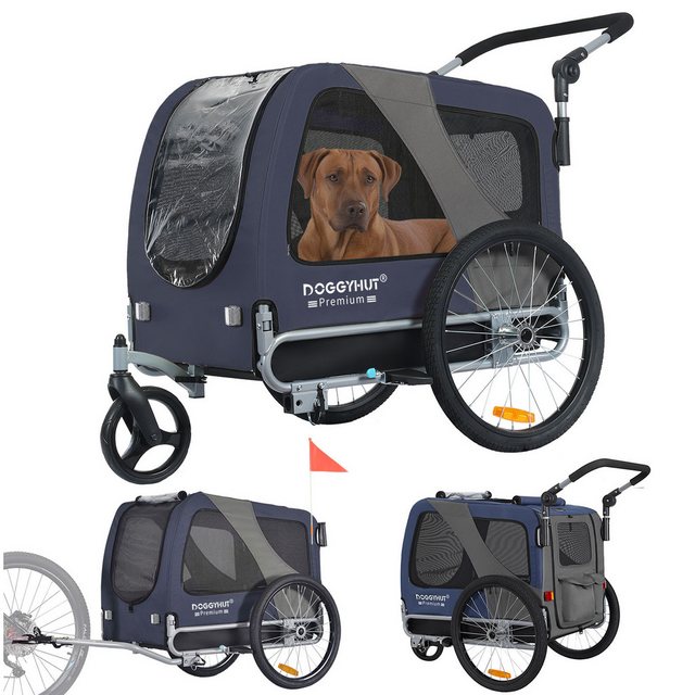 Bild von TIGGO Fahrradhundeanhänger DOGGYHUT® Hundefahrradanhänger Hundeanhänger Fahrradanhänger