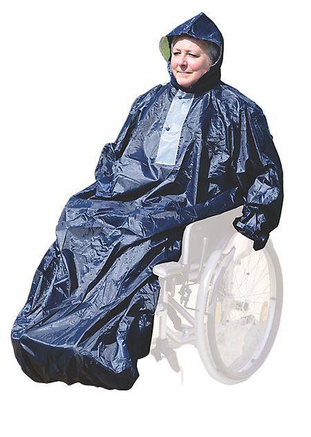 Bild von Rollstuhl - Regencape STB, Windschutz, Regenschutz, Regenjacke für Rollstuhl