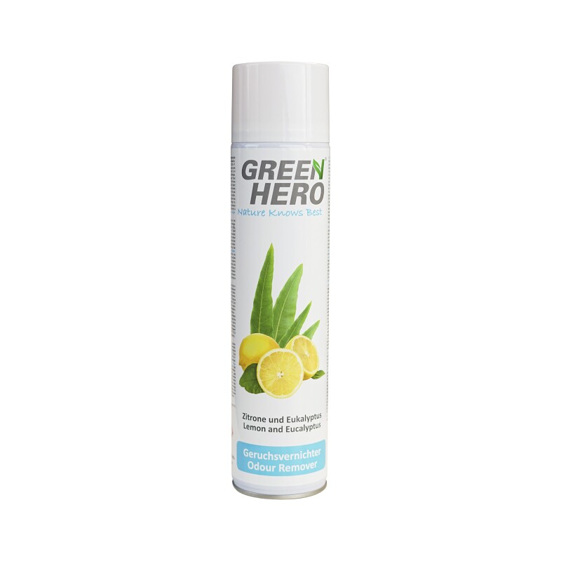 Bild von GreenHero Geruchsvernichter Zitrone - Eukalyptus 600 ml Gerüche Entfernen nicht nur Überdecken