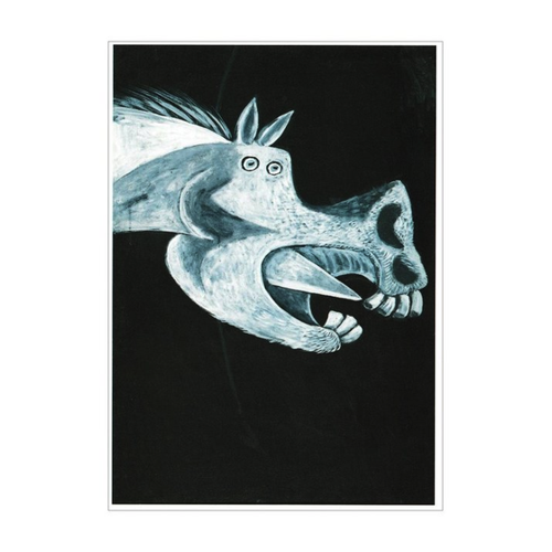 Bild von Postkarte Kunstkarte Pablo Picasso "Kopf eines Pferdes"