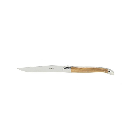 Bild von Forge de Laguiole Kochmesser Tafelmesser Olive 6er Set glänzend